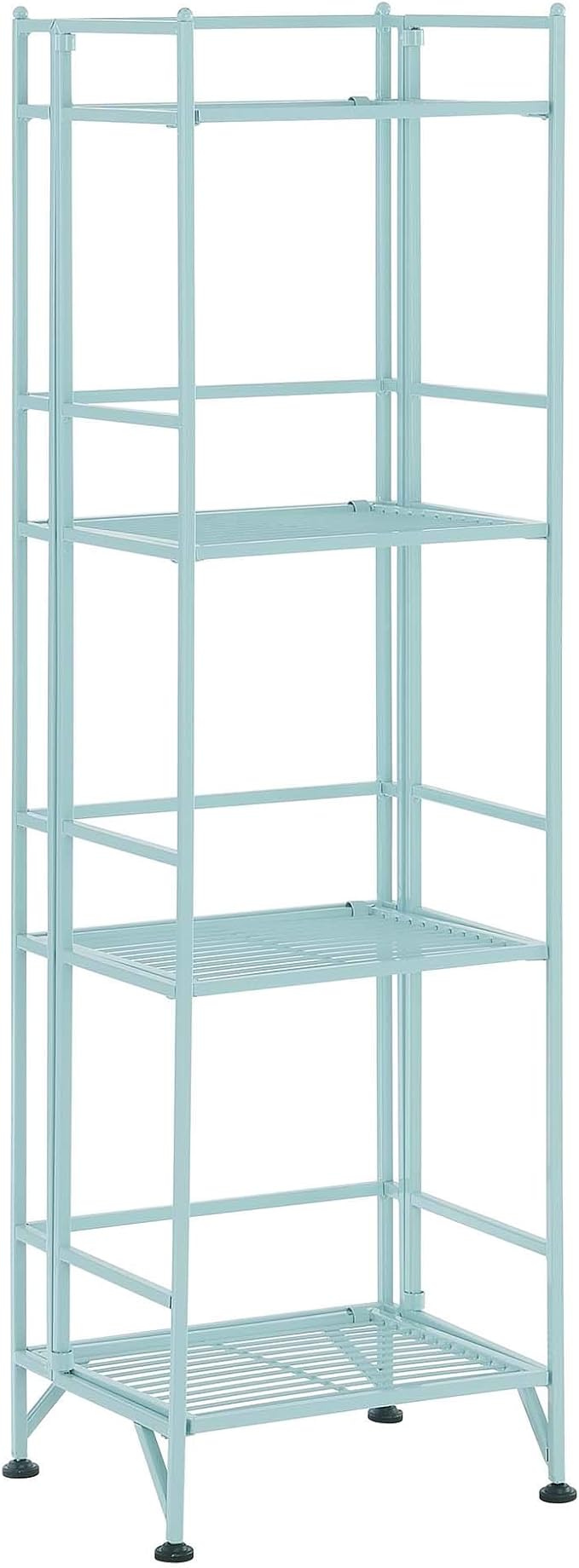 Convenience Concepts Xtra Storage 4-Tier Folding Metal Shelf, 13D x 11.25W x by ConvenienceConcepts