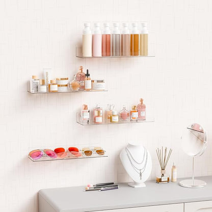 Yieach 4 Pack 15" Acrylic Shelves - Image 7