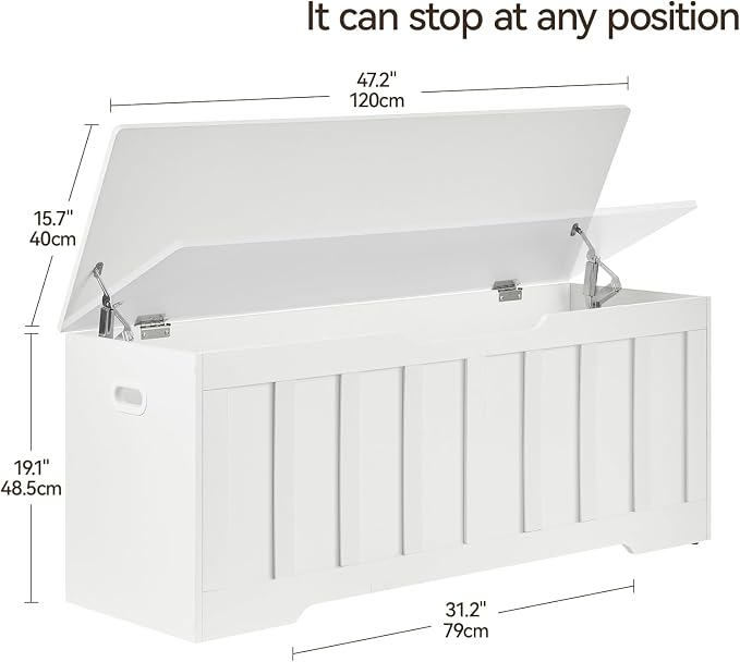 VANKILEY 47.2" Storage Chest Extra Large, Storage Trunk - Image 2