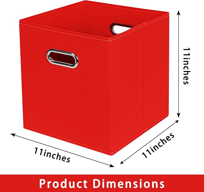 Fabric storage bins Cubes, Fabric Cube Organizer - Image 2