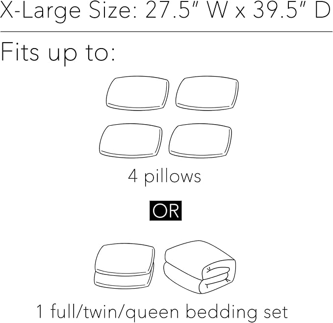 SpaceAid Jumbo Vacuum Storage Bags, Space Saver Sealer Compression Bags - Image 5