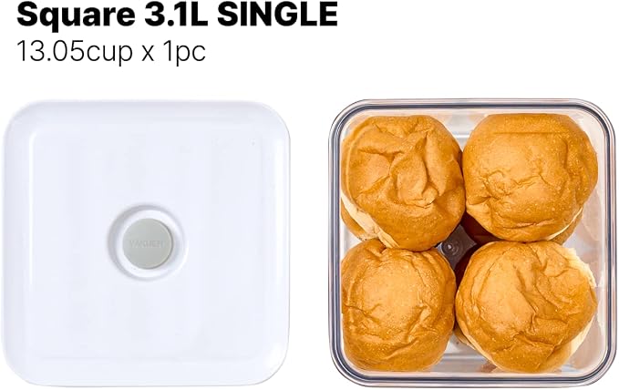VAKUEN Premium Airtight Food Storage Containers, 3.28qt 1 Piece, Smart - Image 3