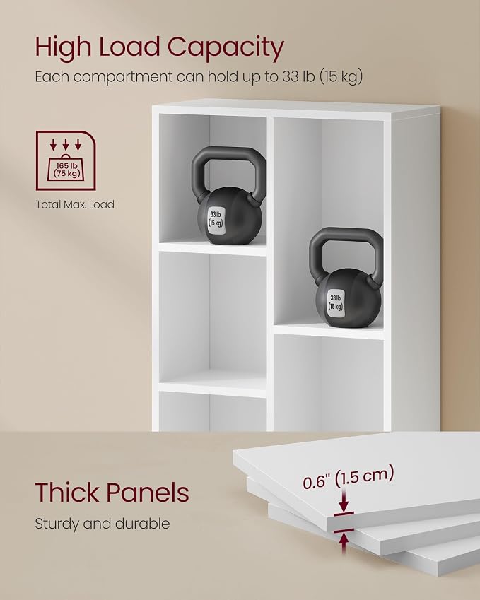 VASAGLE Bookcase, Bookshelf - Image 6