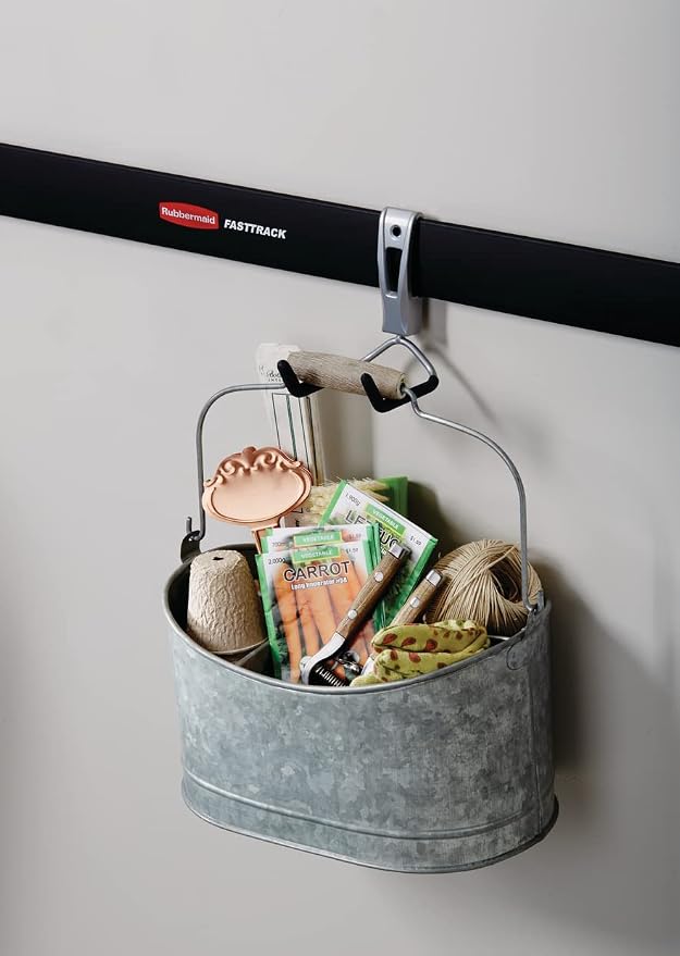 Rubbermaid Fasttrack Cord Hook Garage Organization and Storage Heavy Duty - Image 13