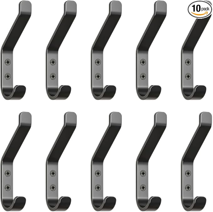 GlazieVault Coat Hooks Wall – Door Hooks by GlazieVault