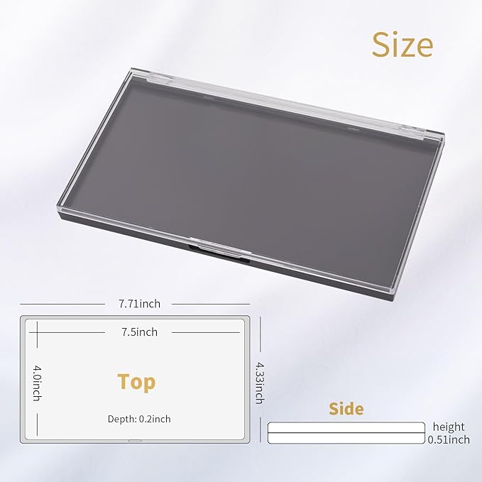 Magnetic Makeup Palette with Clear Top - Image 2