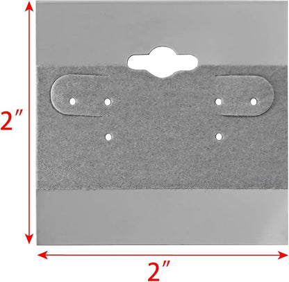 MOOCA Plain 2 x 2 in Gray Hanging Earring Card Holder - Image 2