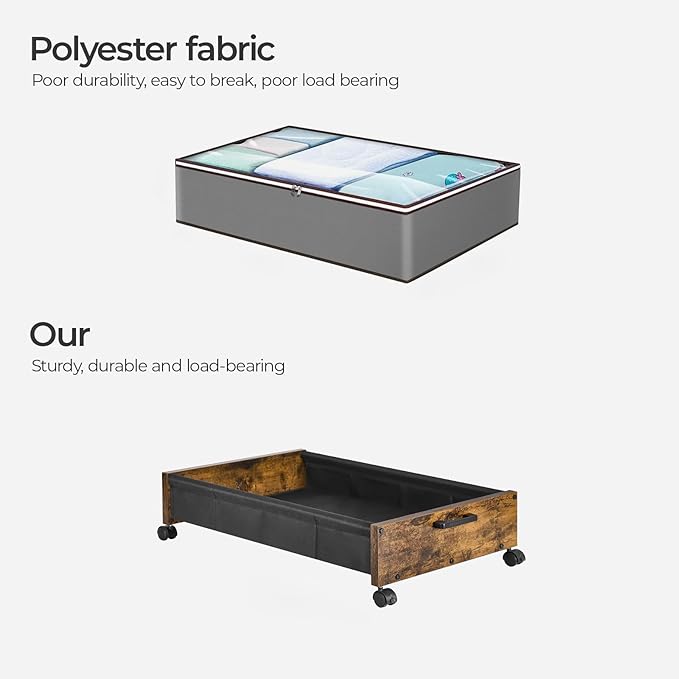 FOUCSSOMEI Under Bed Storage - Image 5
