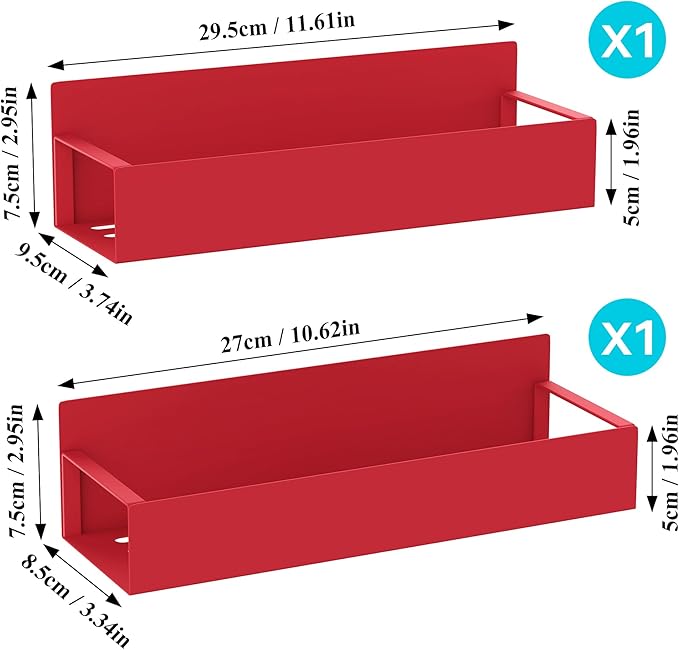 2 Pack Magnetic Spice Storage Rack Organizer - Image 7