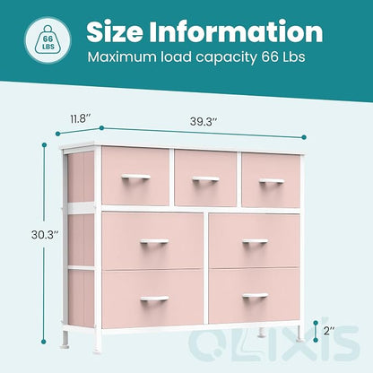 OLIXIS 7 Drawer Closet Organizer, Storage Tower - Image 4
