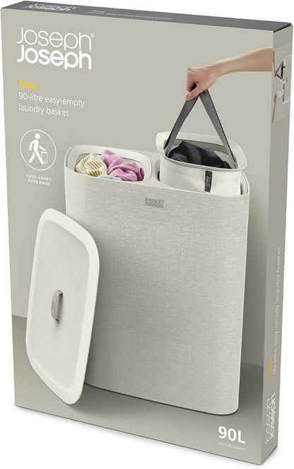 Joseph Joseph Tota 90 liter/23.8 gallon Laundry Hamper Separation Basket - Image 6