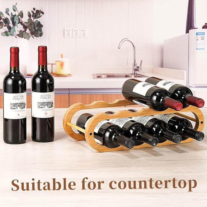 Navtcow Wine Rack and Water Bottle Organizer 2 in 1 - Image 5