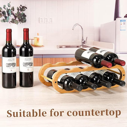 Navtcow Wine Rack and Water Bottle Organizer 2 in 1 - Image 5
