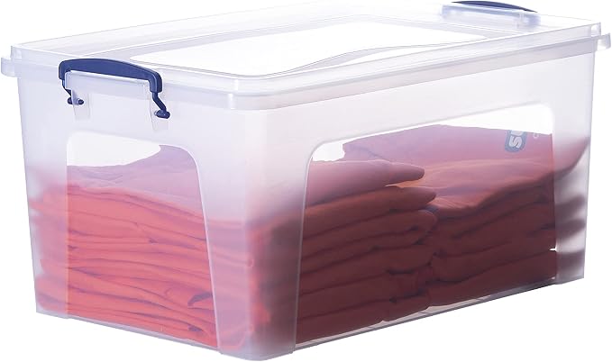 Superio Clear Plastic Storage Bin by Superio