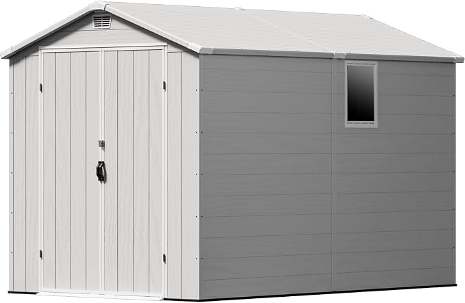 Patiowell 6X10 FT Plastic Outdoor Storage Shed by Patiowell