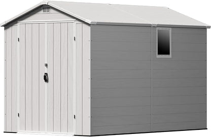 Patiowell 6X10 FT Plastic Outdoor Storage Shed by Patiowell