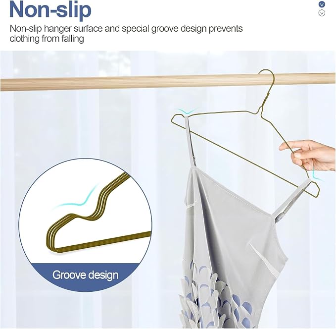SPECILITE Wire Hangers 250 Pack, Metal Wire Clothes Hanger Bulk - Image 5