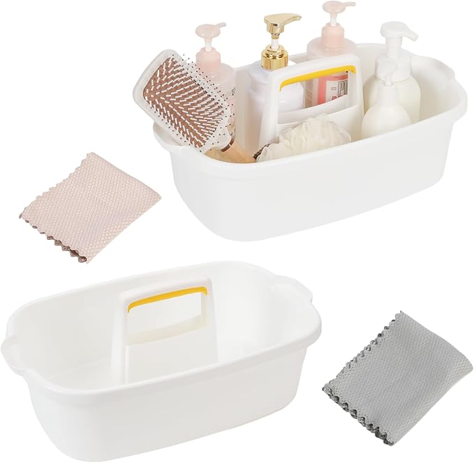Shower Caddy Plastic Portable Basket Storage Organizer by Whalegend