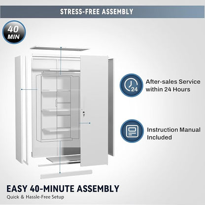 Metal Garage Storage Cabinet - Image 9