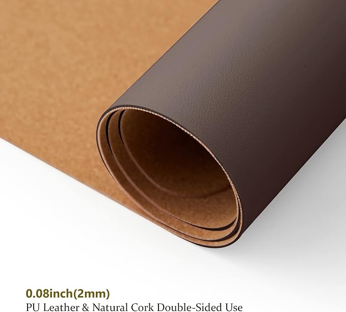 Cork Desk Mat - Small Dual-Sided Desk Pad - Image 3