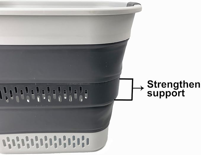 SAMMART 40L Collapsible Plastic Laundry Basket - Image 5