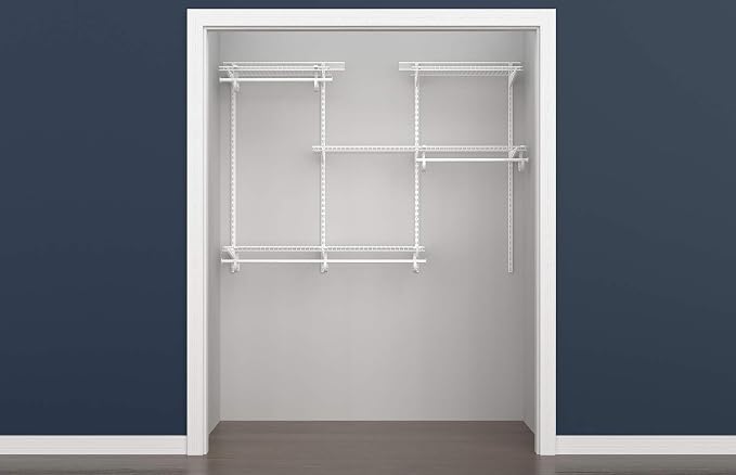 ClosetMaid ShelfTrack Wire Closet Organizer System, Adjustable from 4 to 6 Ft. - Image 11