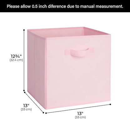 Cupic Cupid 13x13 Storage Cubes, 6 Pack Open Storage Bins - Image 3