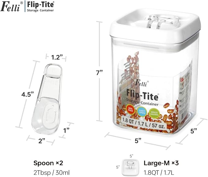 Felli Flip Tite Storage Container - Image 5