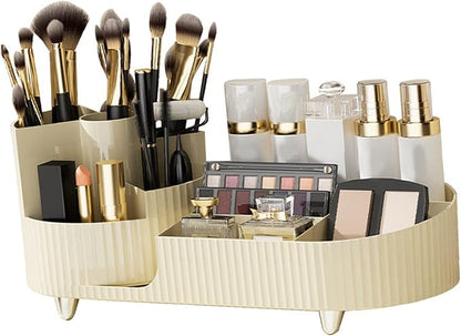 ZJchao Makeup with 360 Dividers Transparent Acrylic Cosmetic Storage Tower - Image 3
