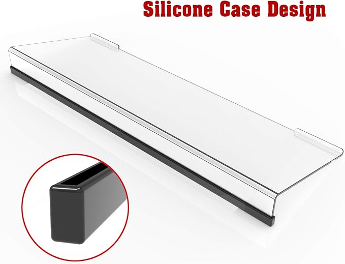 Acrylic Tilted Computer Keyboard Stand - Image 2