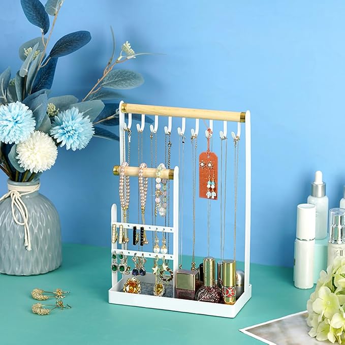6Pcs 32 Holes PU Leather Pierced Earring Organizer - Image 5