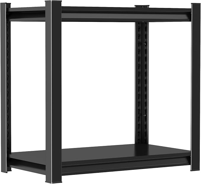 Garage Shelves, 14-48''W Heavy-Duty Storage Shelves, Double-Layer Uprights by Beaunatixx