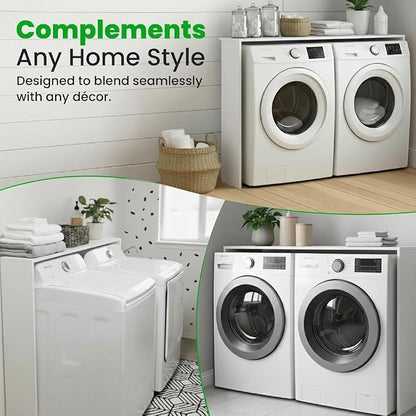 Over the Washer and Dryer Storage Shelf, Laundry Shelf, Laundry Room Organizer - Image 4