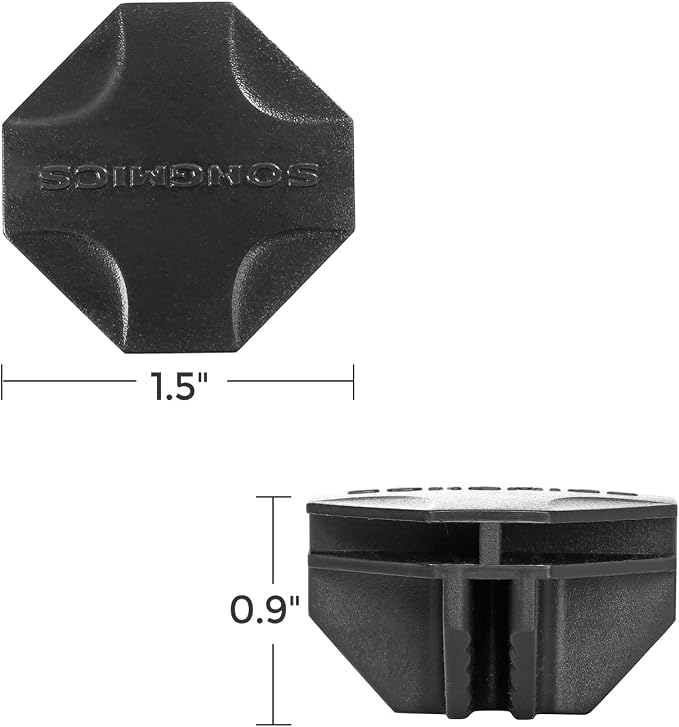 SONGMICS Plastic Connectors for DIY Wire Cube Storage Unit, 20 Pieces, ABS - Image 5