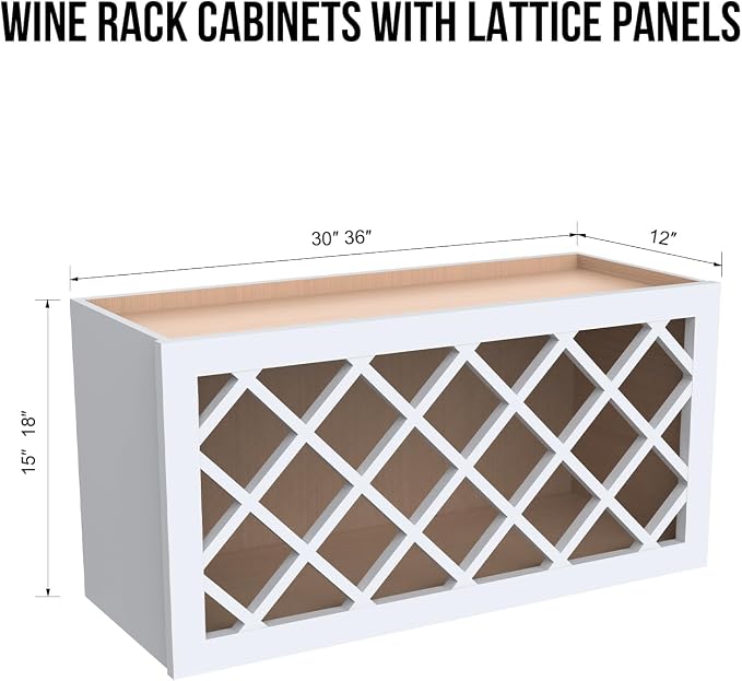 Solid Wood Wine Bottle Rack Wall Cabinet - Image 3