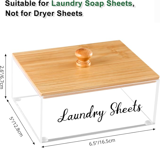 Acrylic Laundry Sheet Holder - Image 2