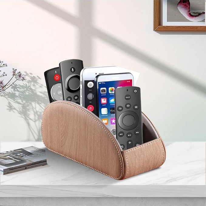 All-in-One Leather TV Remote Control Holder - Image 6