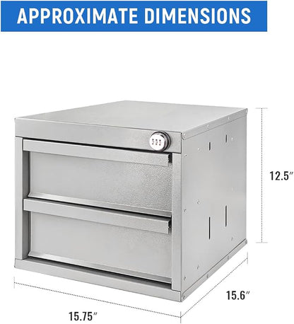 AA Products Model DW-1650 2 Tiers Drawer Cabinet - Image 2