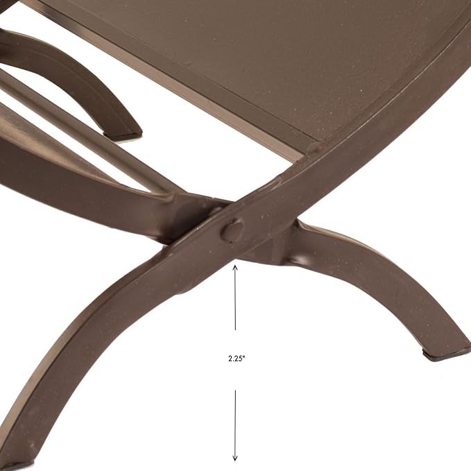 Panacea Colonial Compact Foldable Open Top Powder-Coated Steel Oak Leaf Design - Image 8