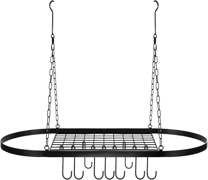 Sorbus® Pot and Pan Rack for Ceiling - Image 8