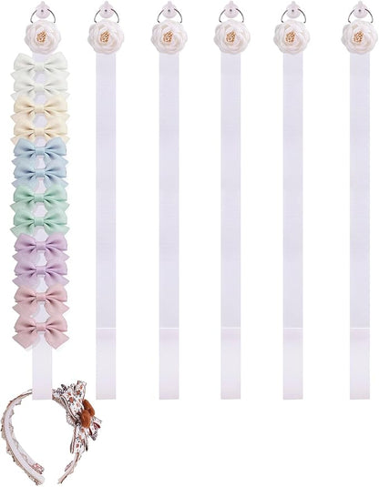 6PCS Bow Holder Hair Bow Organizer, Baby Decorative Hair Accessories Organizer - Image 7