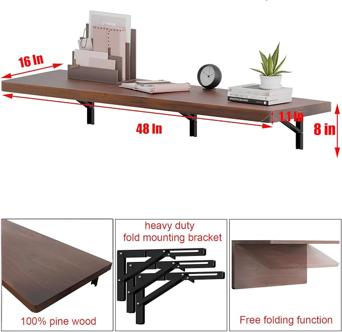 IAE Wall Mounted Folding Table - Image 3