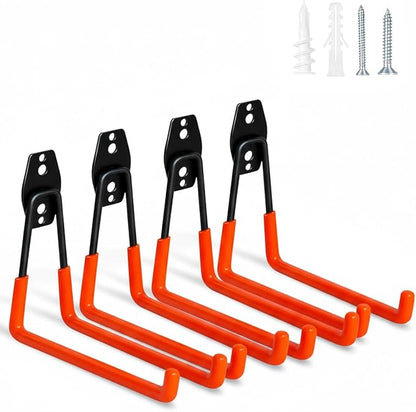 WMK 7.3'' Garage Hooks Heavy Duty Wall Hook, 4 Pack Garage Storage Hook by WMK