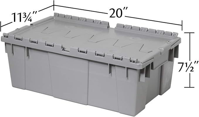 Buckhorn AR2012070201000 Industrial Plastic Storage Tote - Image 5