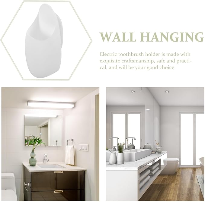 Garneck 2pcs Wall-mounted Toothbrush Holders - Image 2