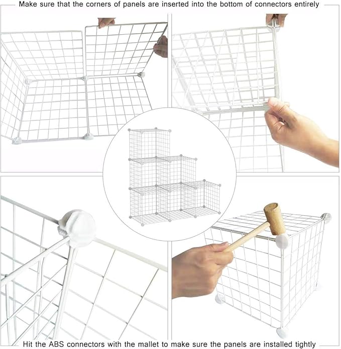 C&AHOME Wire Cube Storage, 6 - Image 7