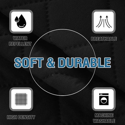 H.VERSAILTEX Couch Arm Covers Water Resistant Armrest Covers - Image 7