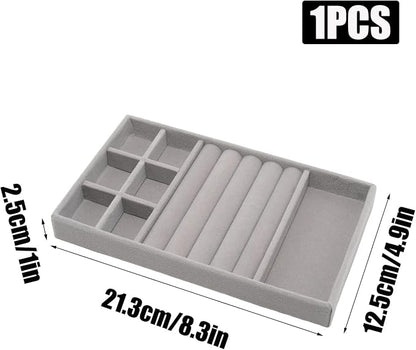 Velvet Jewelry Organizer Tray - Image 2