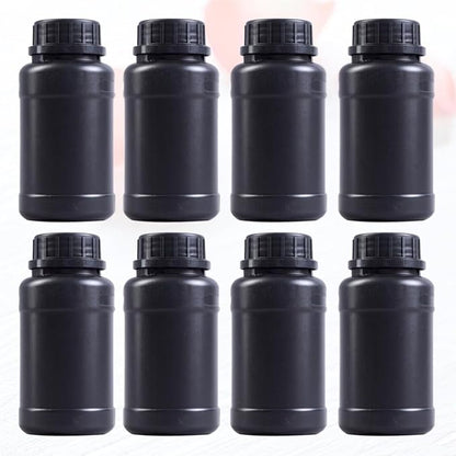 8pcs Black Hdpe Plastic Bottles - Image 6