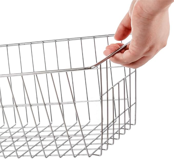Wire Storage Baskets Freezer Organizing Bins Pantry Food Storage Organizer - Image 3